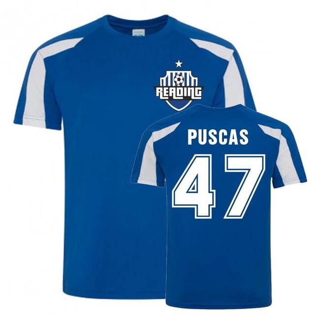 Reading Reading Men's George Puscas Sports Training Jersey in Blue - 2