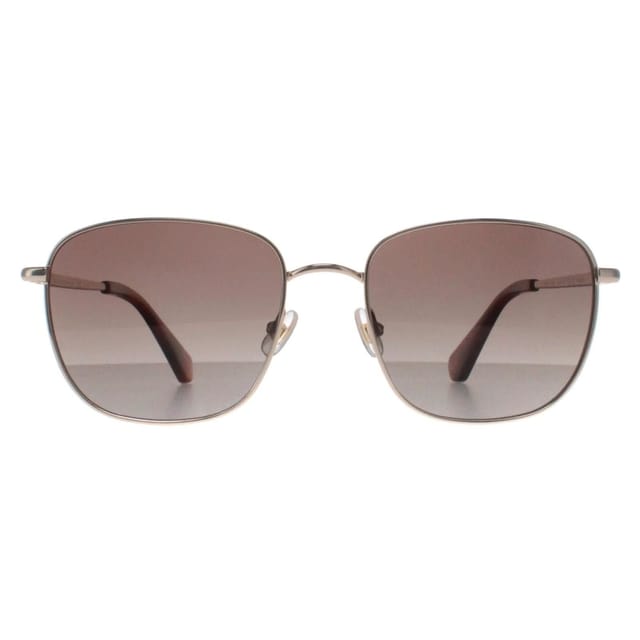 Kate Spade Kate Spade Women's Square Light Havana Gold Brown Gradient Polarized Kiyah/S - 2