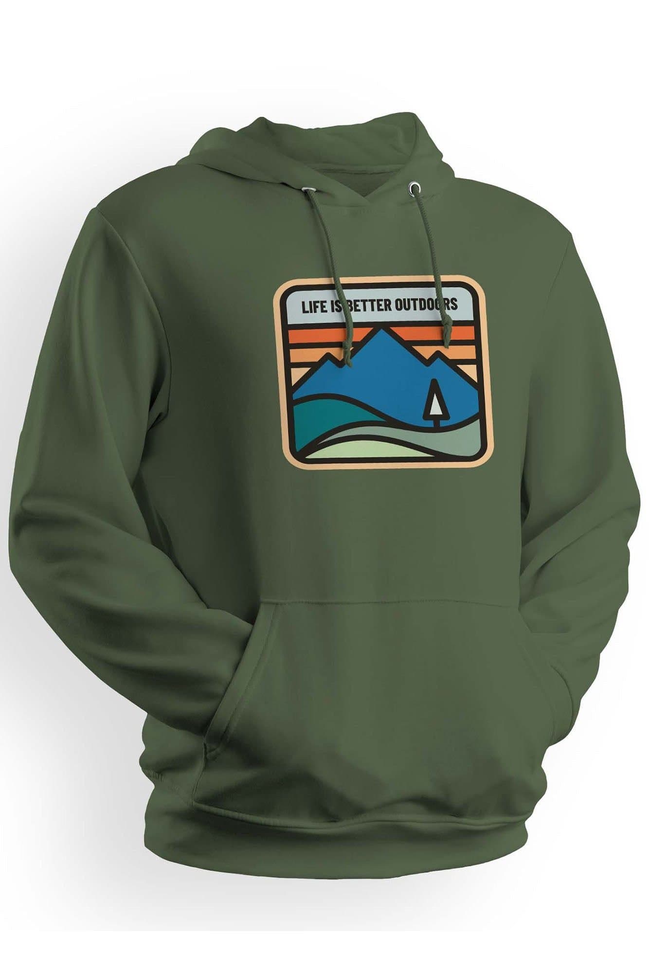 Bad Zebedee Bad Zebedee Green Cotton/Polyester Hoodie