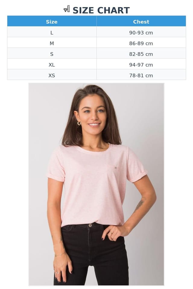Love Lace Love Lace Women's Round Neck Short Sleeve Cotton T-Shirt in Pink - 3