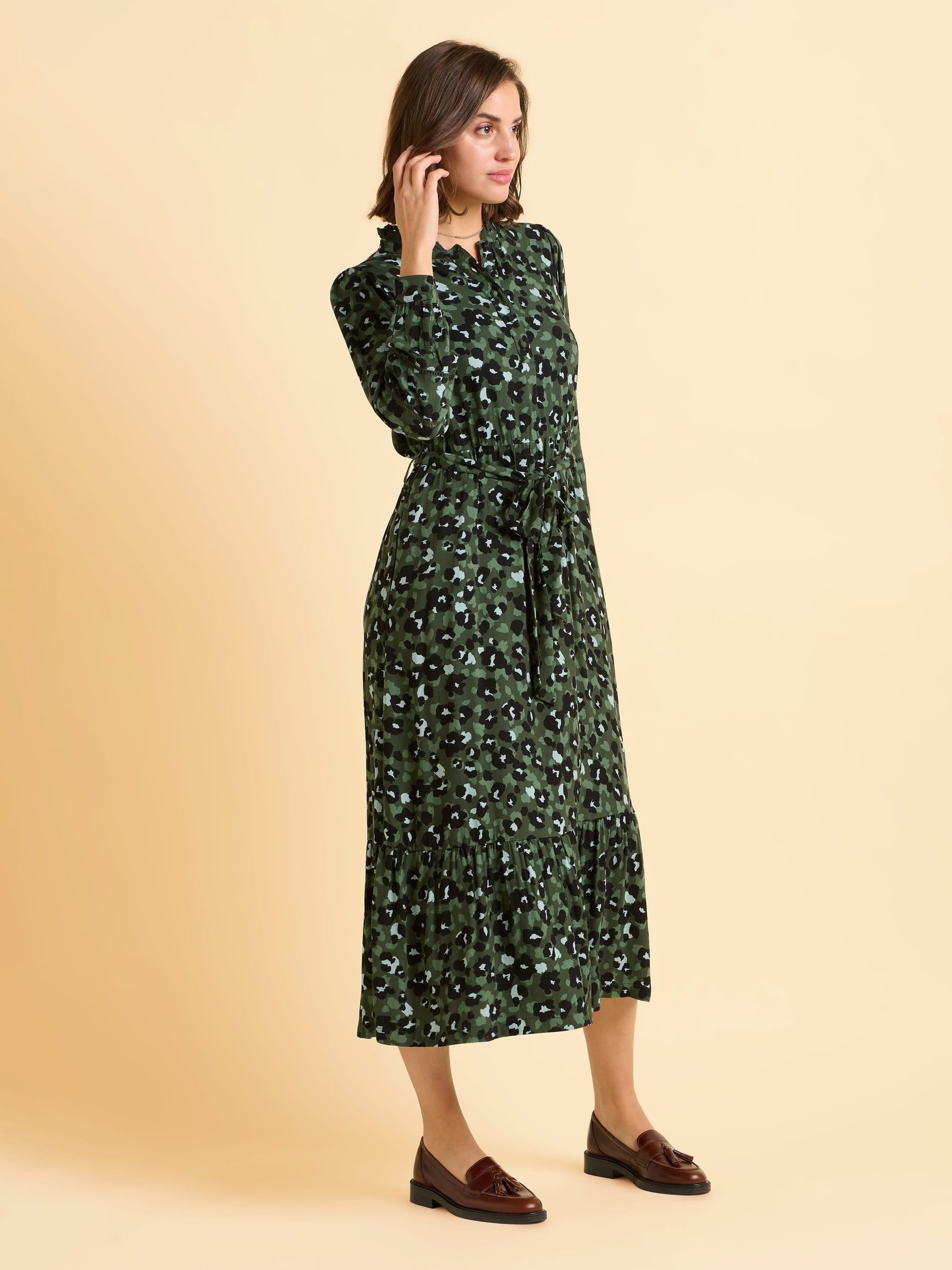 Brakeburn Brakeburn Women's Luna Dress in Green - 4