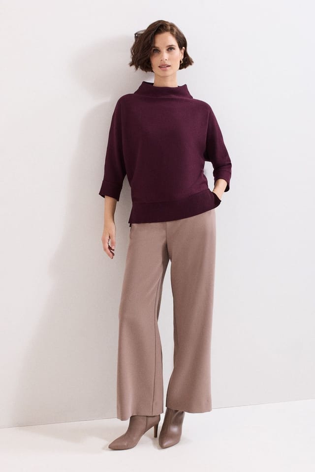 Phase Eight Phase Eight Women's Salima Knit in Wine - 3