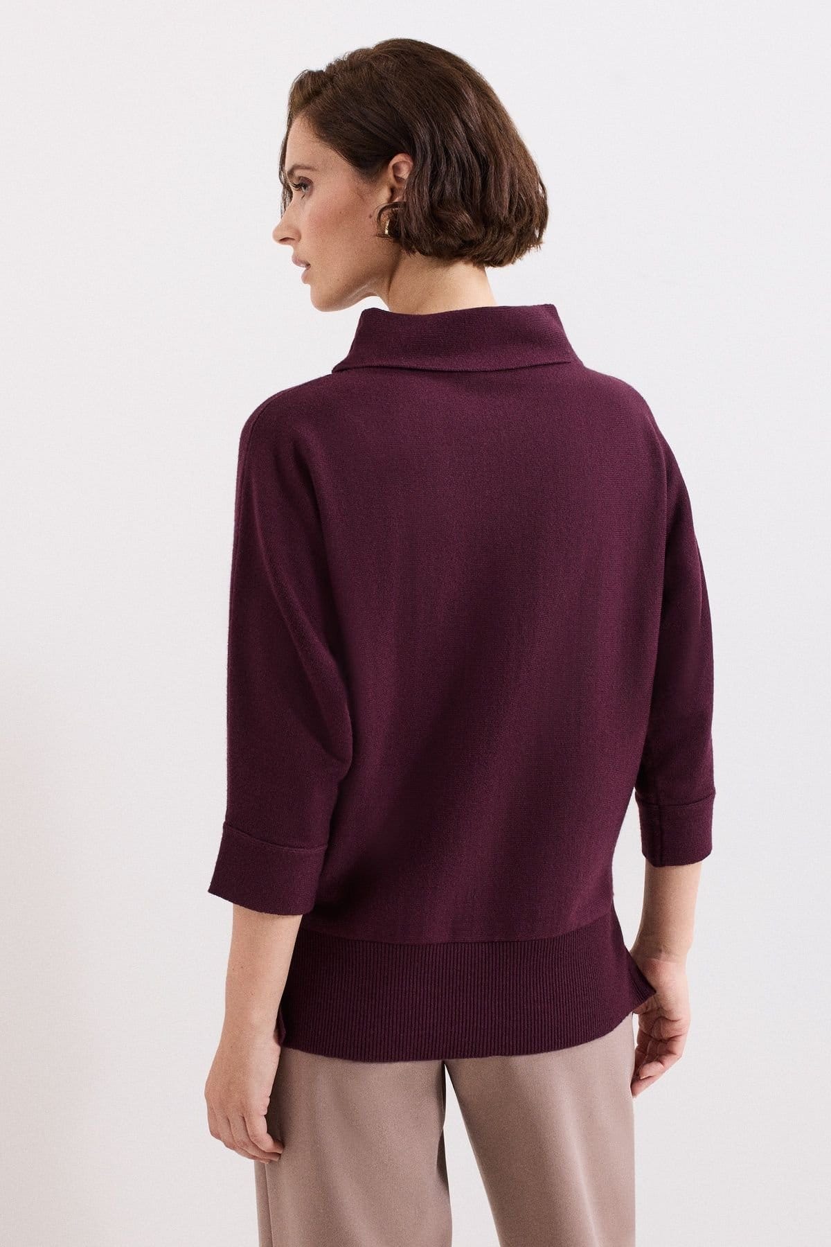 Phase Eight Phase Eight Women's Salima Knit in Wine - 4
