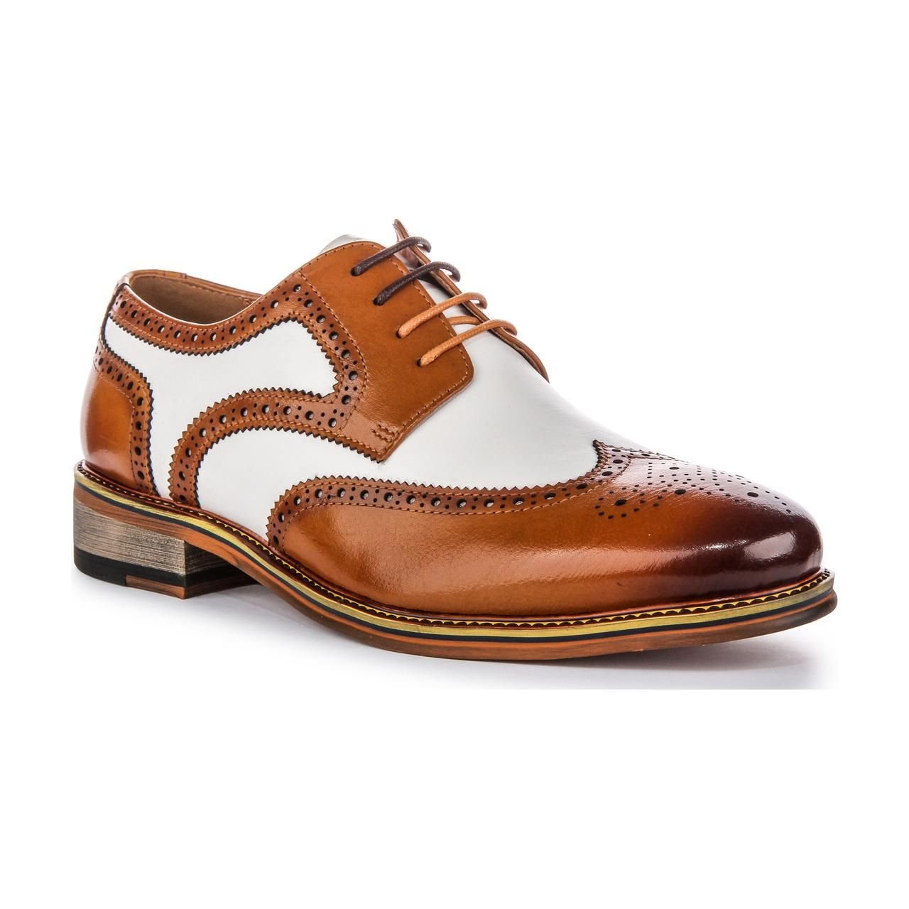 JUSTINREESS ENGLAND JUSTINREESS ENGLAND Men's 'Kai 2' Leather Shoes in Brown - 2