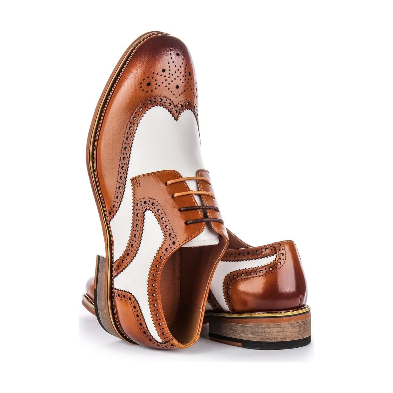 JUSTINREESS ENGLAND JUSTINREESS ENGLAND Men's 'Kai 2' Leather Shoes in Brown - 4