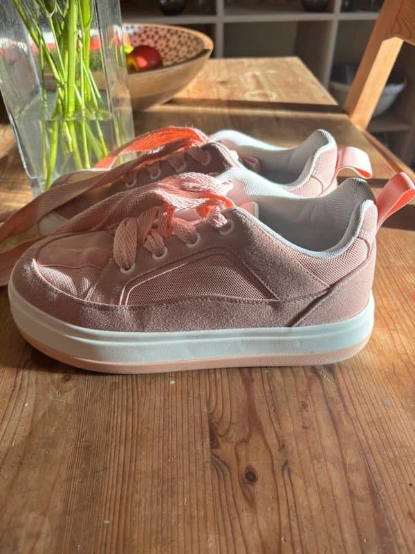 ASOS ASOS pink platform trainers