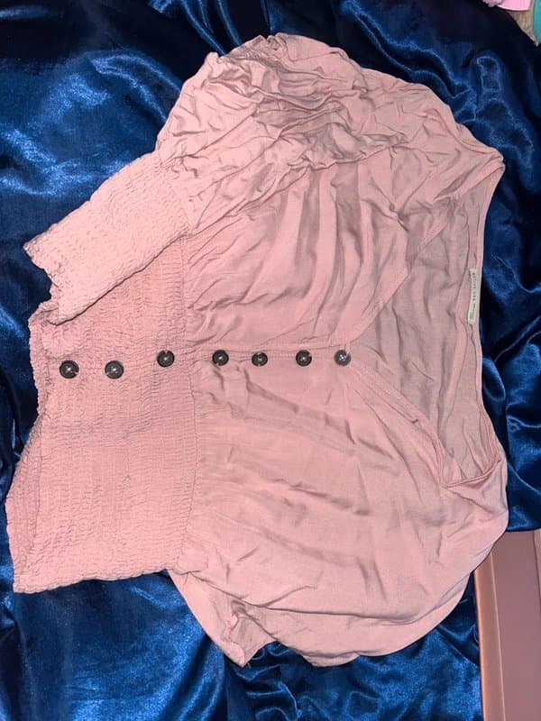 Active USA Active USA Dusty Pink crop top - Size L perfect for a festival or holiday