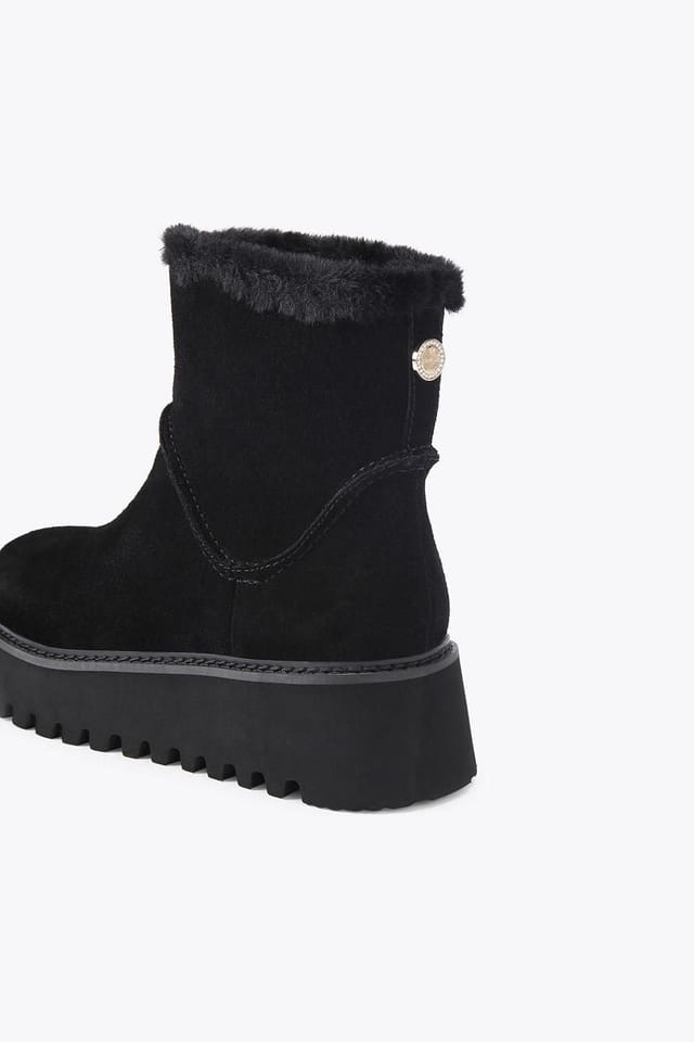 Carvela Carvela Women's 'Inverno Cosy' Suede Boots in Black - 3