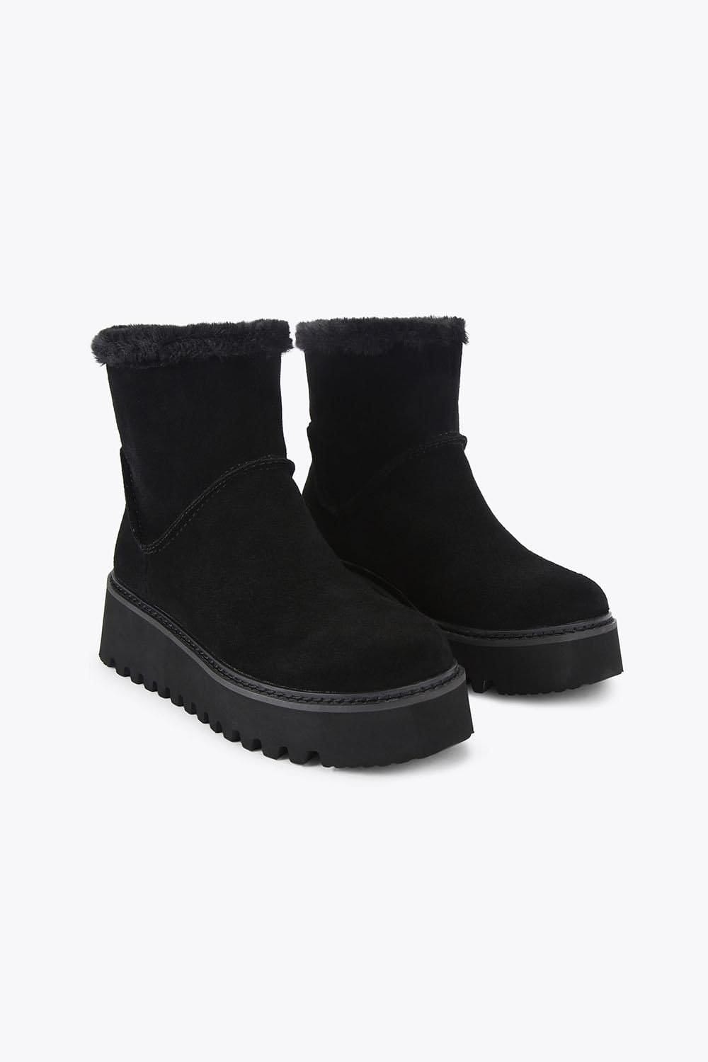 Carvela Carvela Women's 'Inverno Cosy' Suede Boots in Black - 4