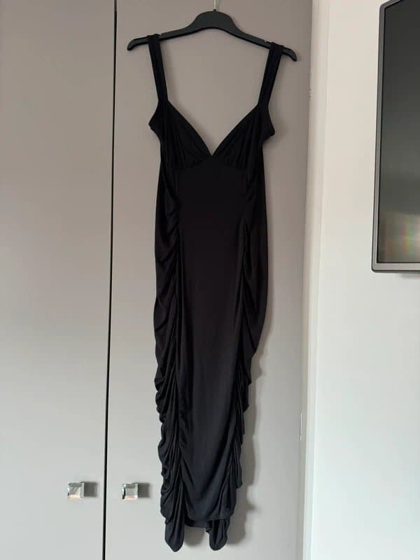 ASOS ASOS Luxe ruched midi dress