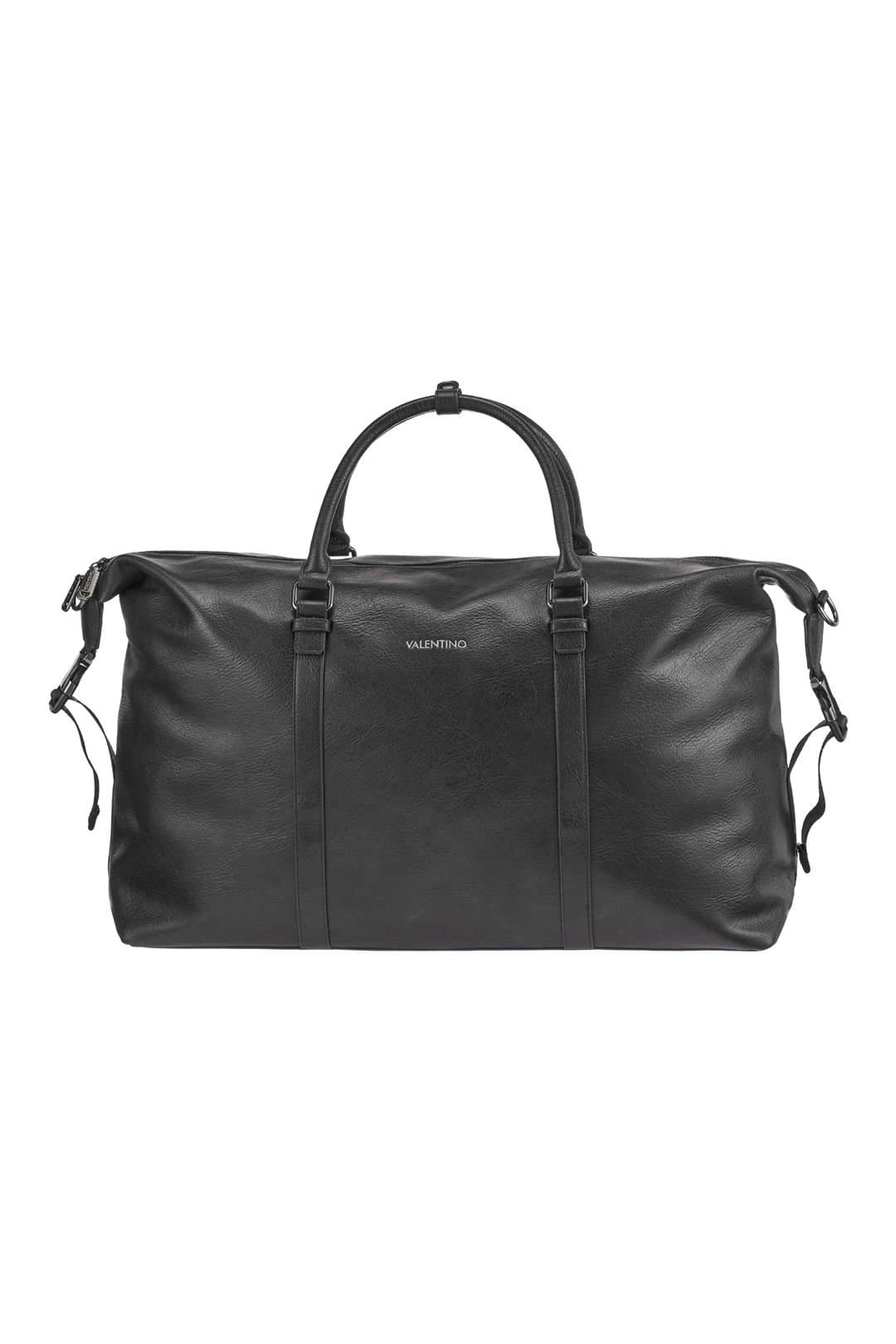Valentino Bags Valentino Bags Black Leather Holdall Duffel Bag