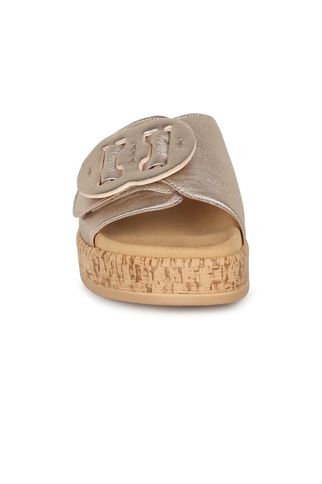 Gabor Gabor Women's 'Kirby' Platform Mules in Gold - 3