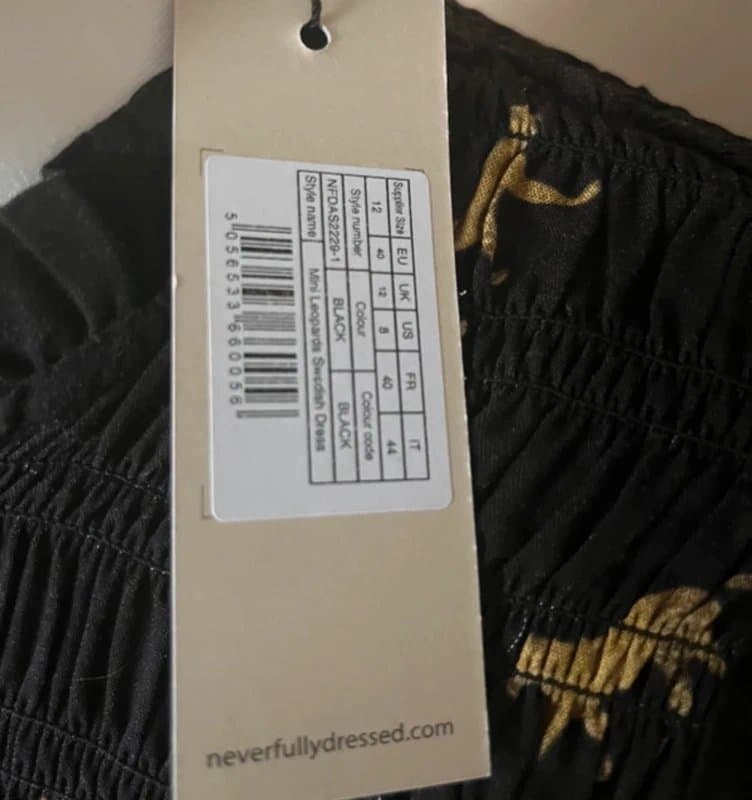 Never Fully Dressed NWT Never Fully Dressed Shirred Long Sleeve Dress Size 12