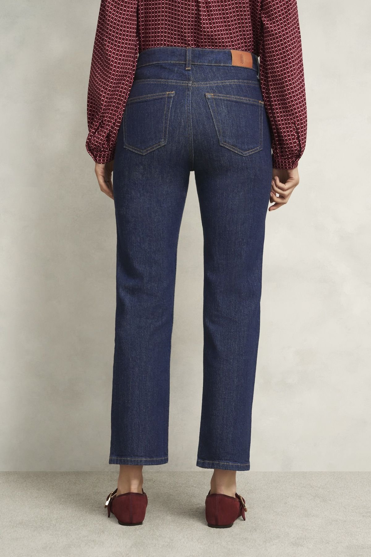 Hobbs London Hobbs London Women's Shea Straight Leg Jean in Dark Navy - 4