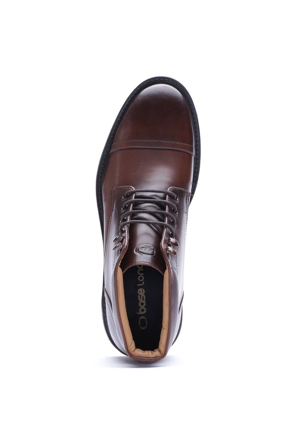 Base London Base London Men's Porter Toe Cap Boot in Brown - 4