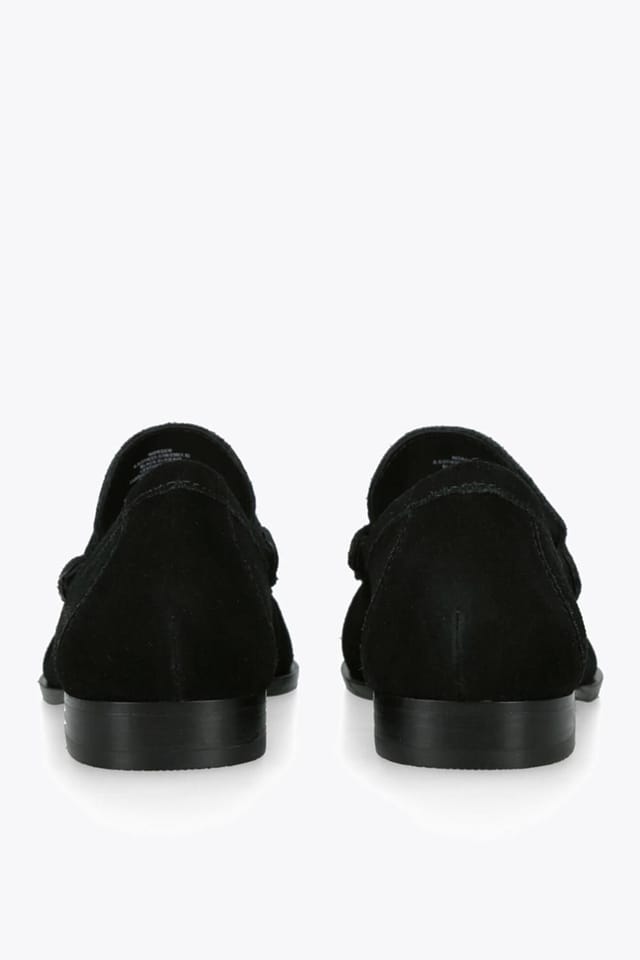 Steve Madden STEVE MADDEN Women's 'Morgen Black Suede' Suede Flats - 3