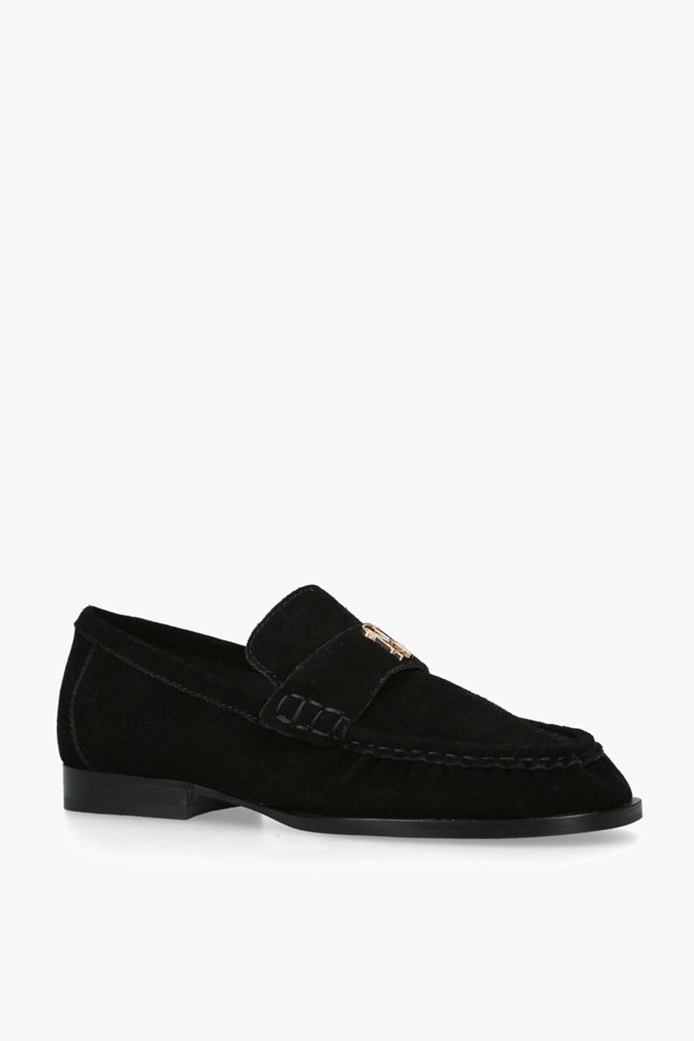 Steve Madden STEVE MADDEN Women's 'Morgen Black Suede' Suede Flats - 4