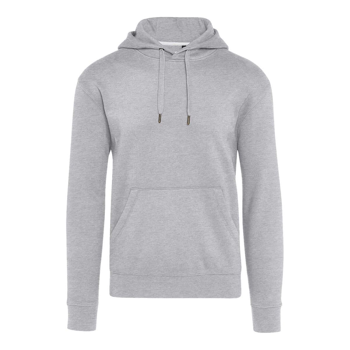 Signature Signature Men's Plain Tagless Hoodie in Grey