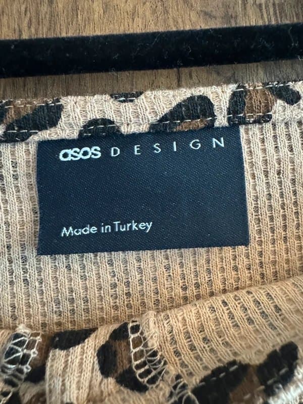 ASOS Design ASOS Leopard Cardigan - Size Small