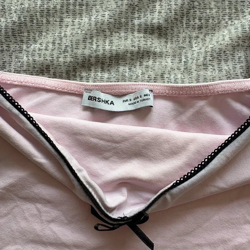 Bershka Baby Pink top