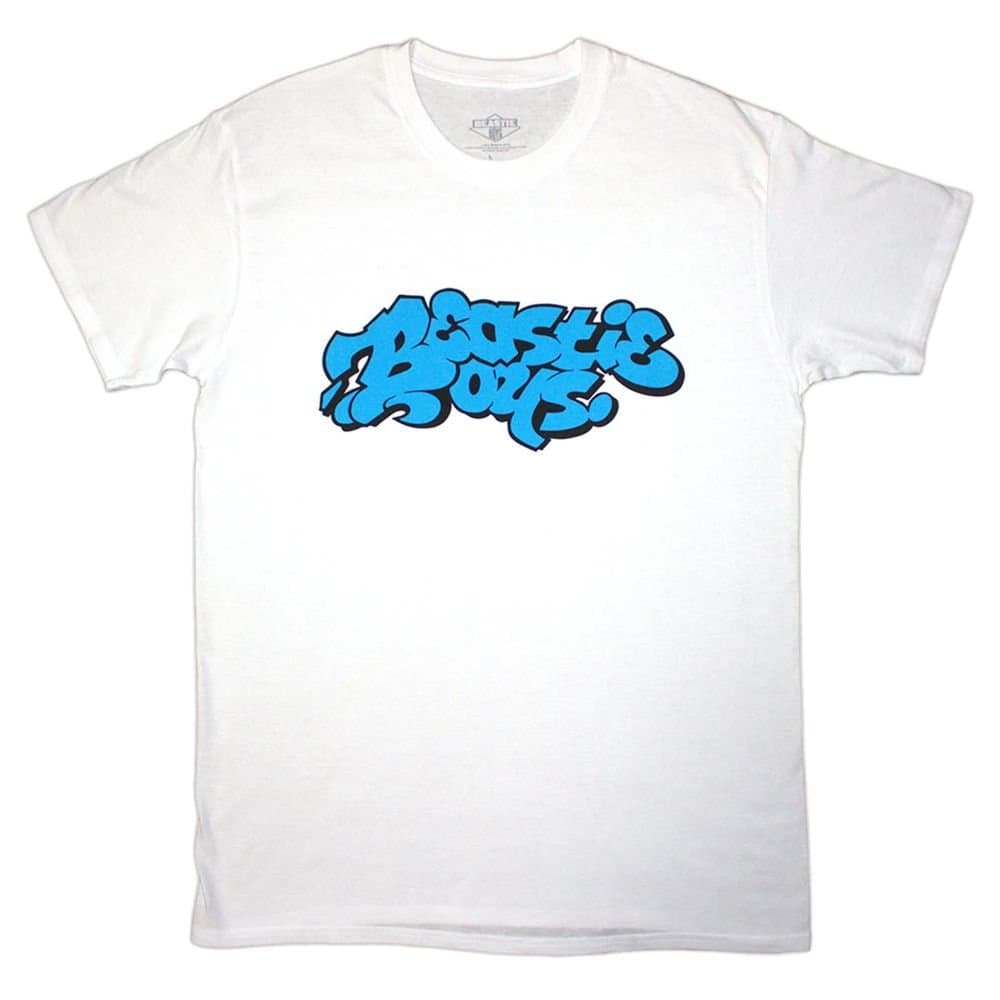 Beastie Boys Beastie Boys Men's Graffiti Logo T-Shirt in White
