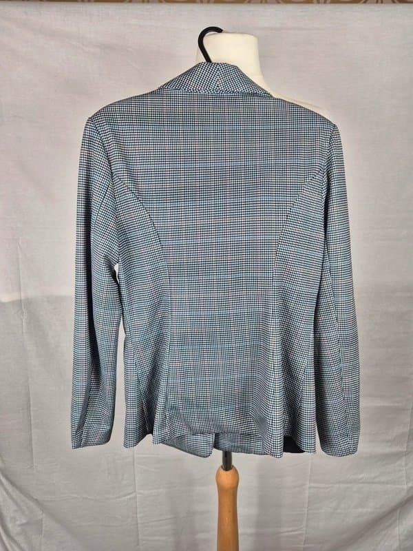 Chic Me 631) chic me checked blazer size m