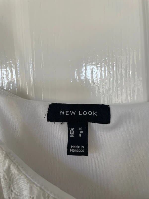 New Look White lace New Look top