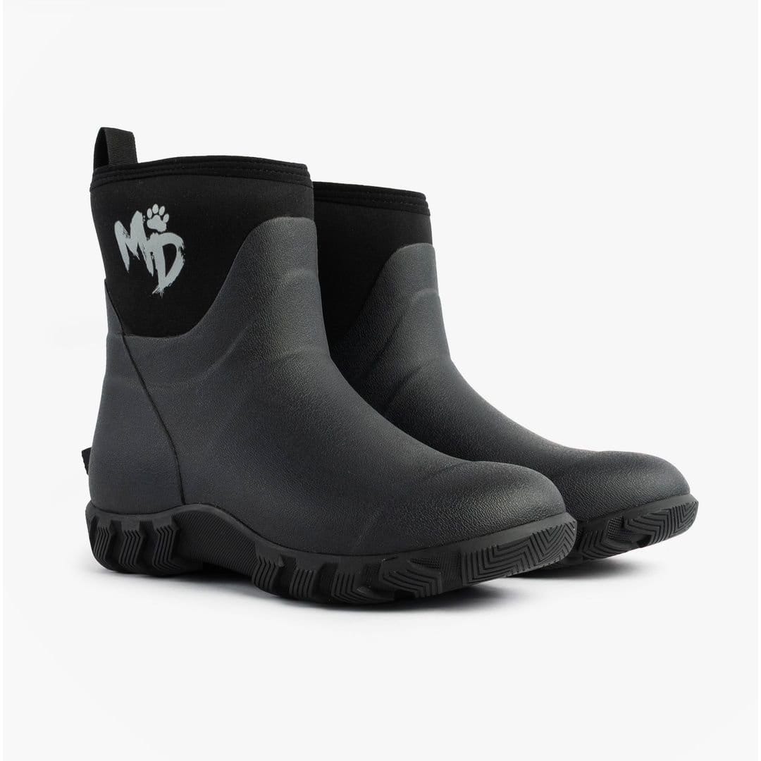 Mud Dogs Mud Dogs Men's Rutland Short Pull On Ankle Wellington Boots in Black - 4