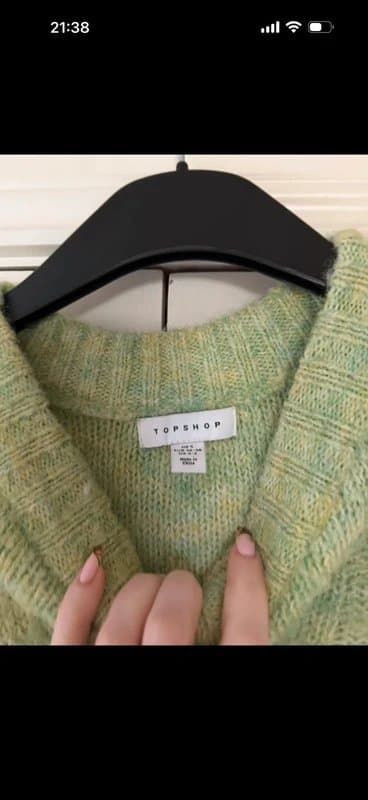 Topshop Green topshop jumper