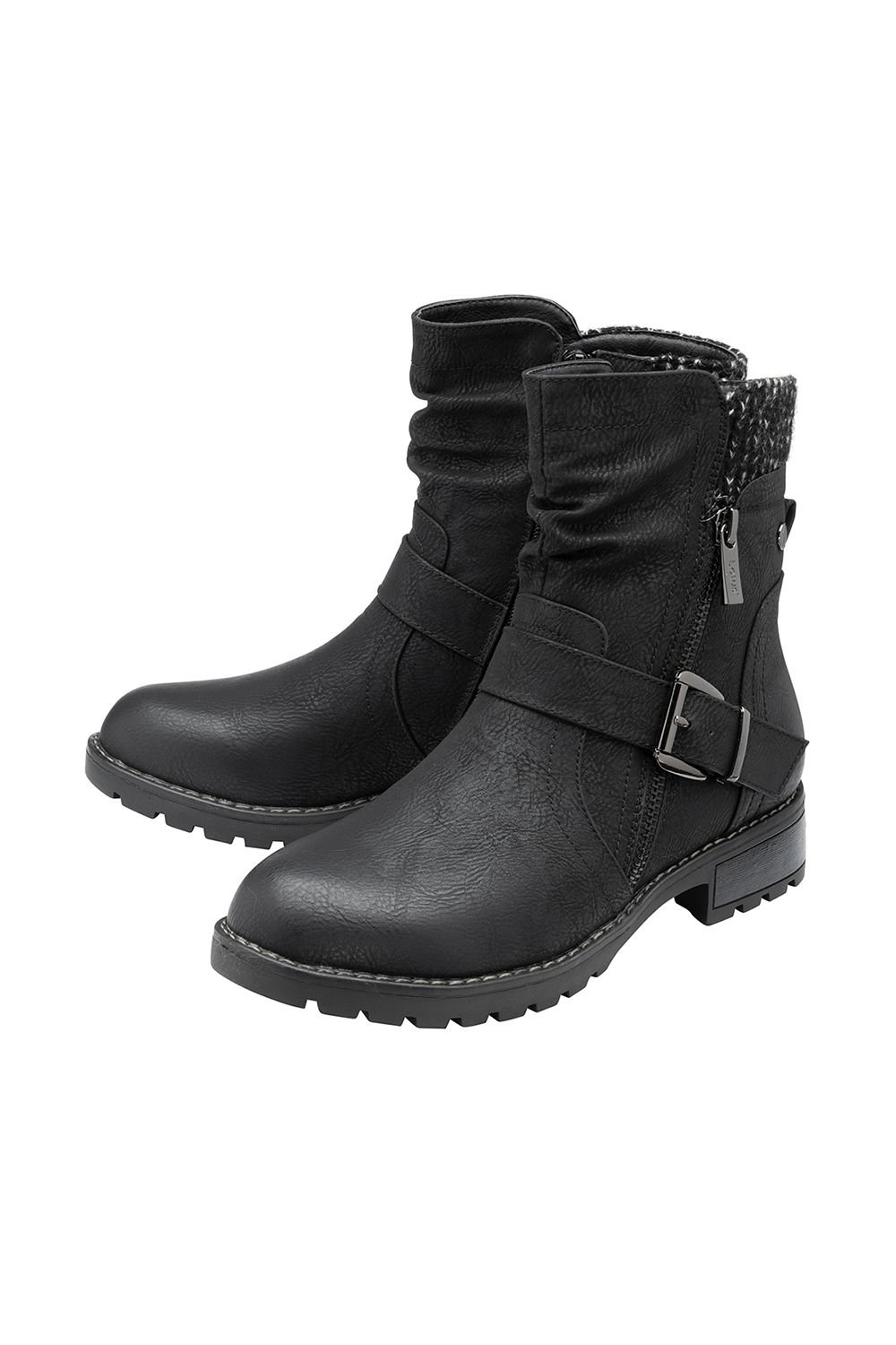 Lotus Lotus Women's 'Jemma' Zip-Up Ankle Boots in Black - 2