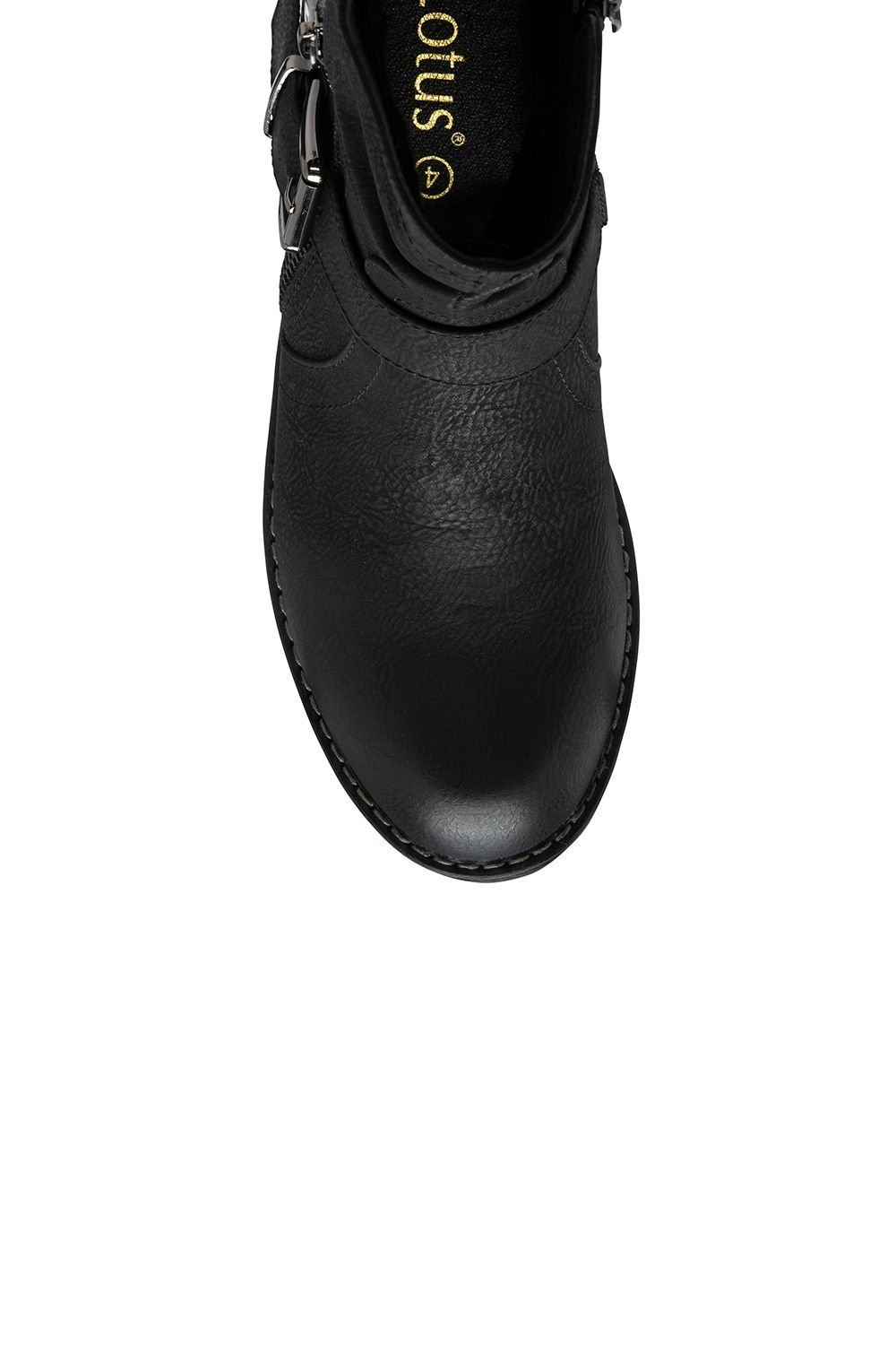 Lotus Lotus Women's 'Jemma' Zip-Up Ankle Boots in Black - 4