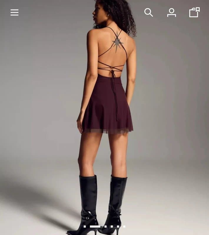 Bershka Bershka mini tulle diamante dress