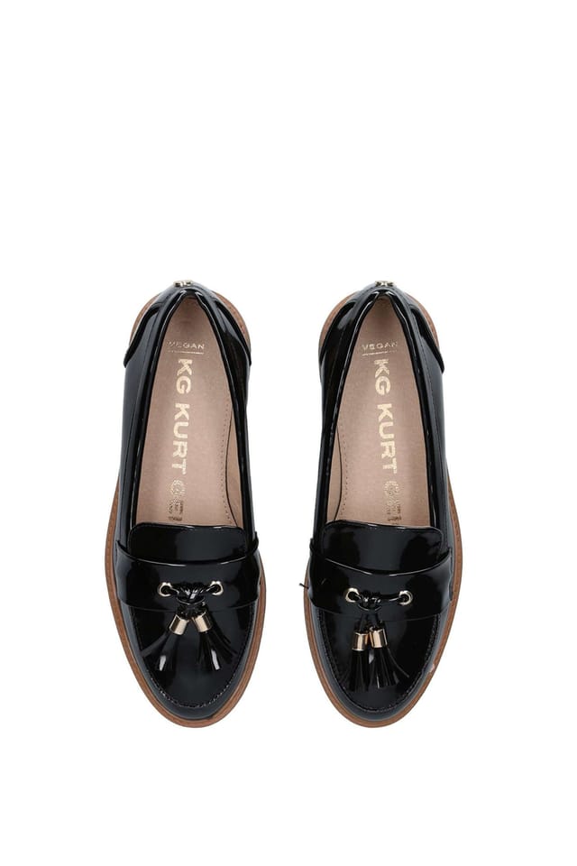 KG Kurt Geiger KG Kurt Geiger Women's 'Vegan Morly2' Patent Flats in Black - 2