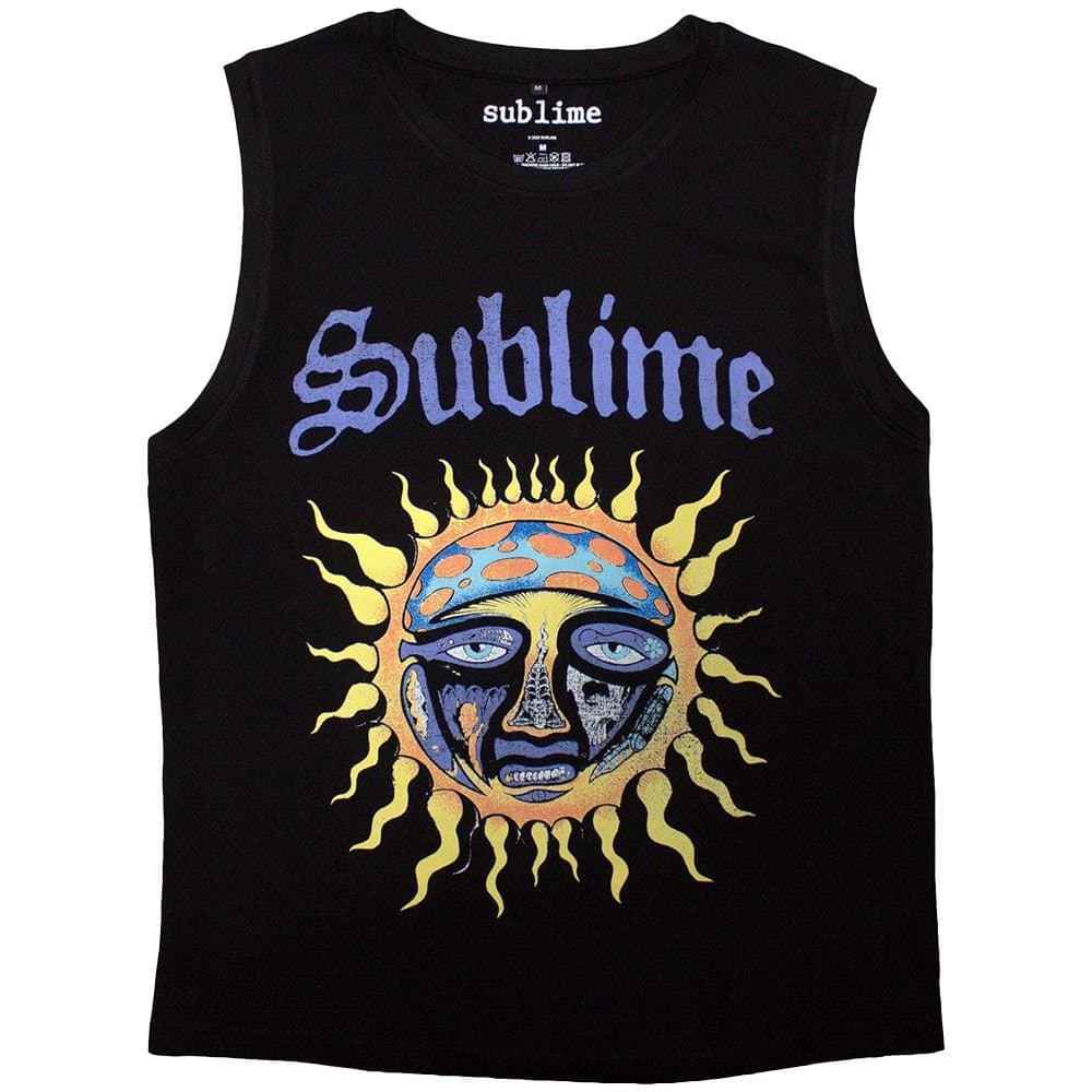 Sublime Sublime Men's Sun Logo Tank Top in Black