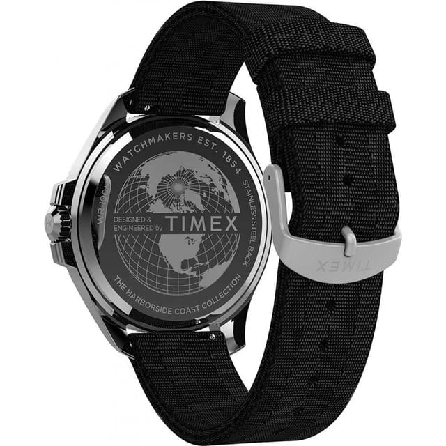 Timex Timex Men's TW2W62600 Diver 43mm Quartz Watch in Black - 3