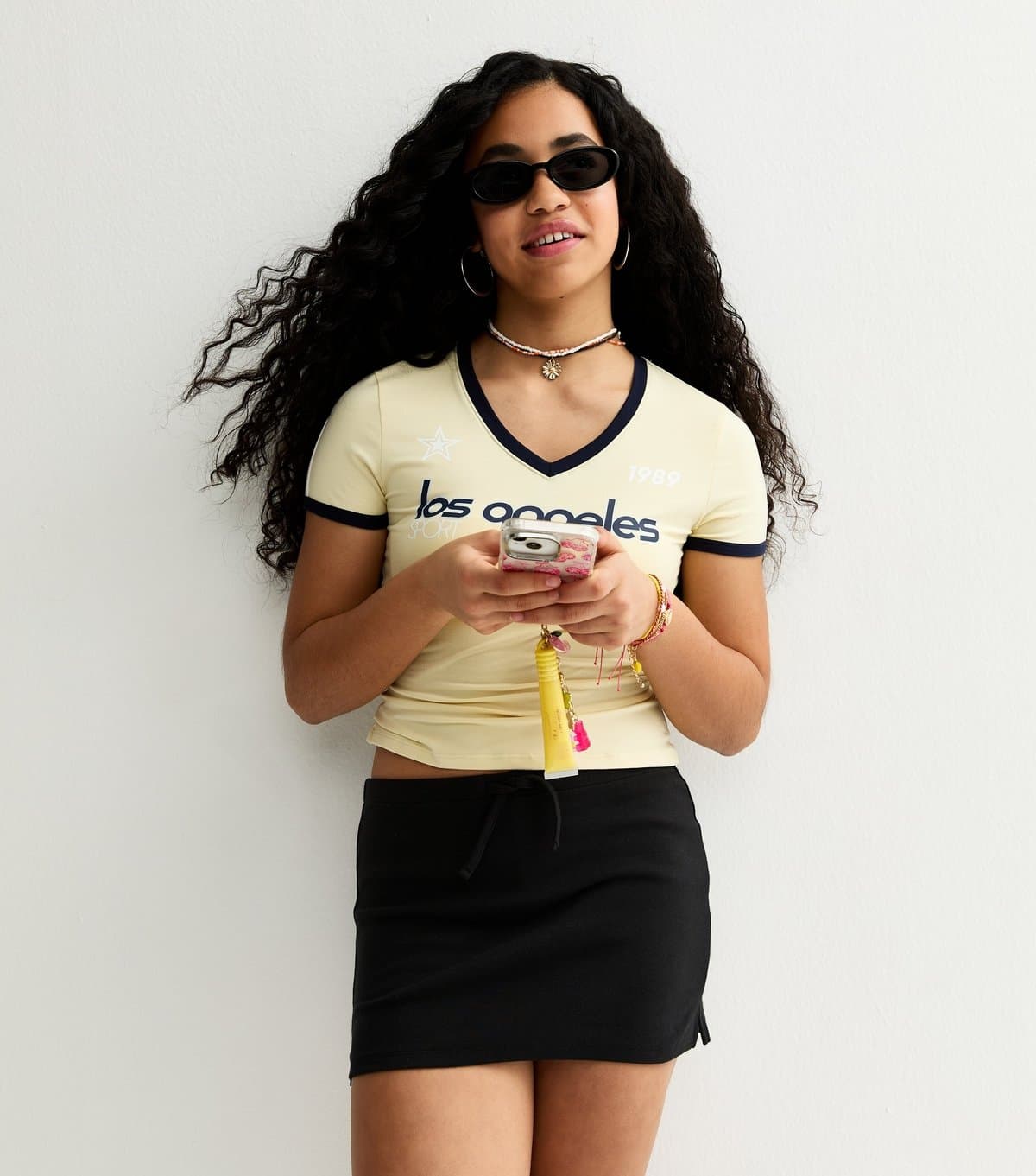 New Look Girls' Black Jersey Skort New Look