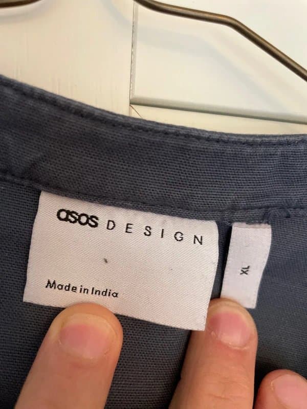 ASOS Design Grandad collar