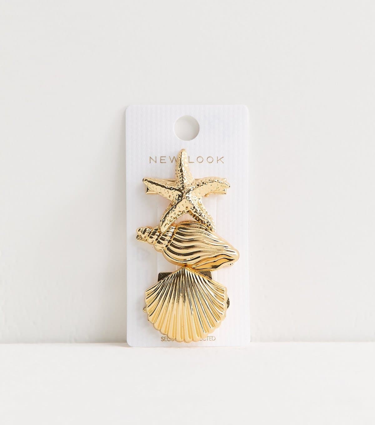 New Look Gold Tone Pack Of 3 Coastal Hair Slides New Look
