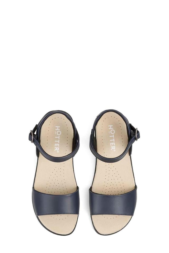 Hotter Hotter Women's Wide Fit 'Tropic' Sandals in Navy - 3