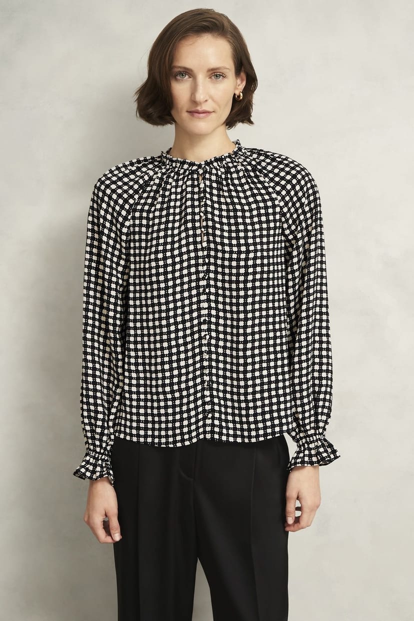 Hobbs London Hobbs London Women's Hewlett Top in Black - 1