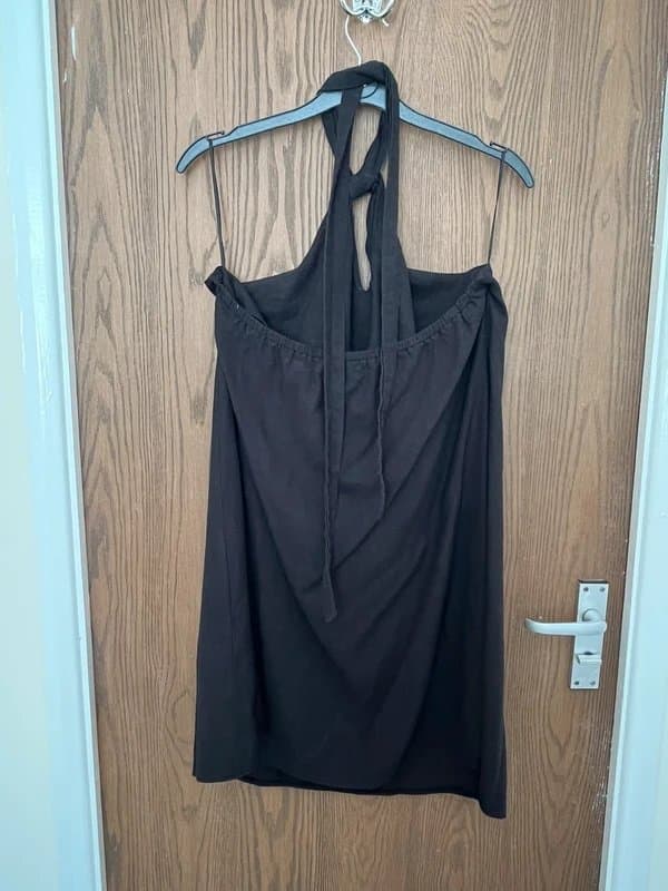 New Look Linen halter neck dress