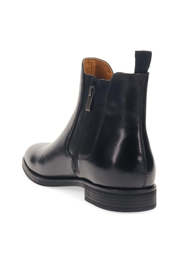 Jones Bootmaker Jones Bootmaker Men's Gibson Leather Chelsea Boots in Black - 3