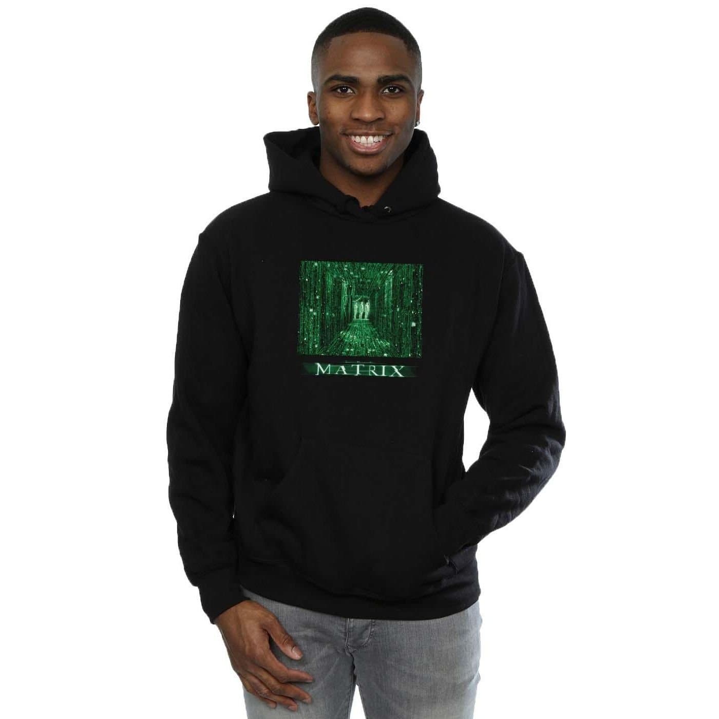 The Matrix The Matrix Men's Digital Cube Hoodie in Black