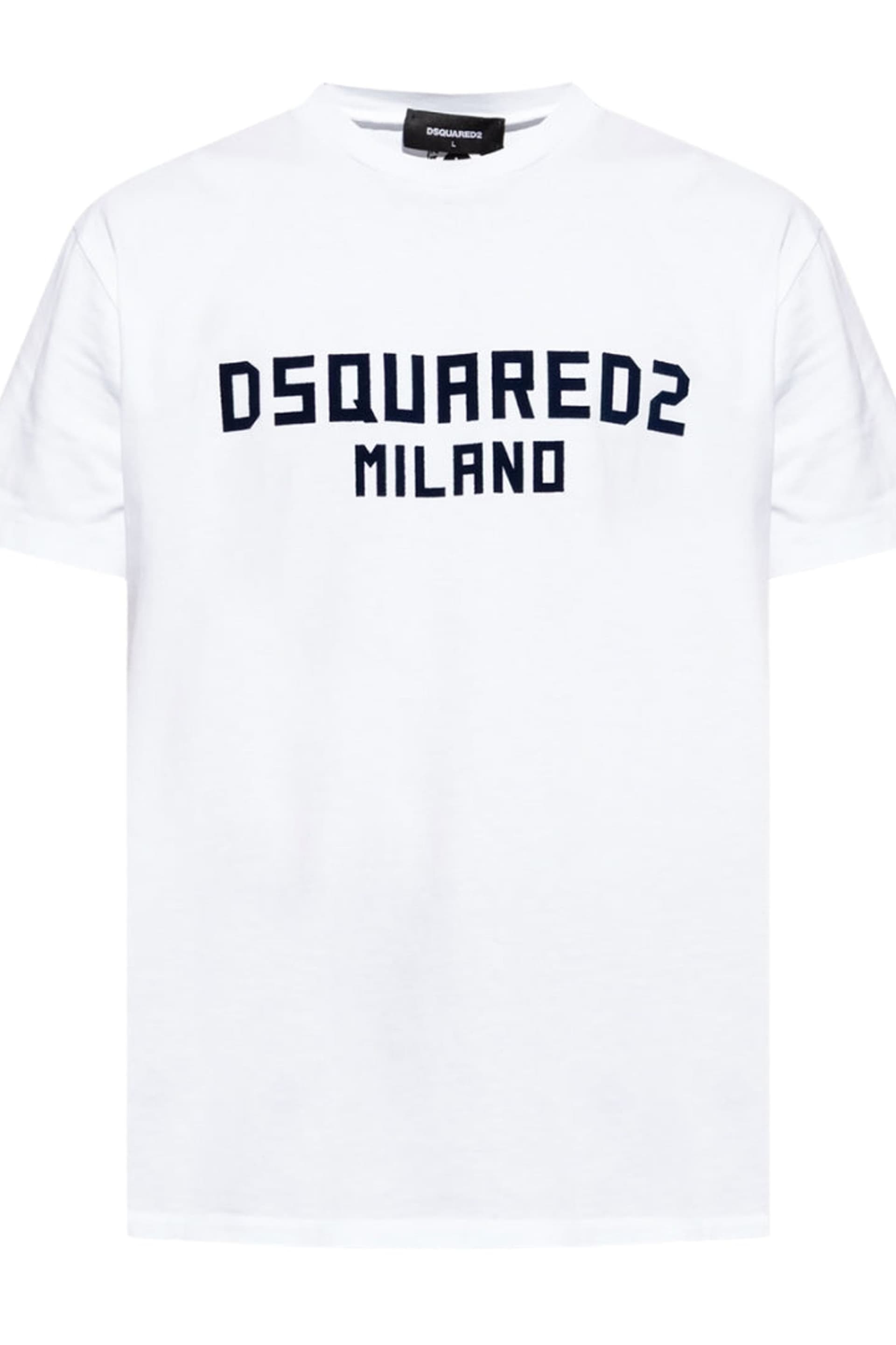 Dsquared2 Dsquared2 Men's Milano Short Sleeve Round T-shirt in White