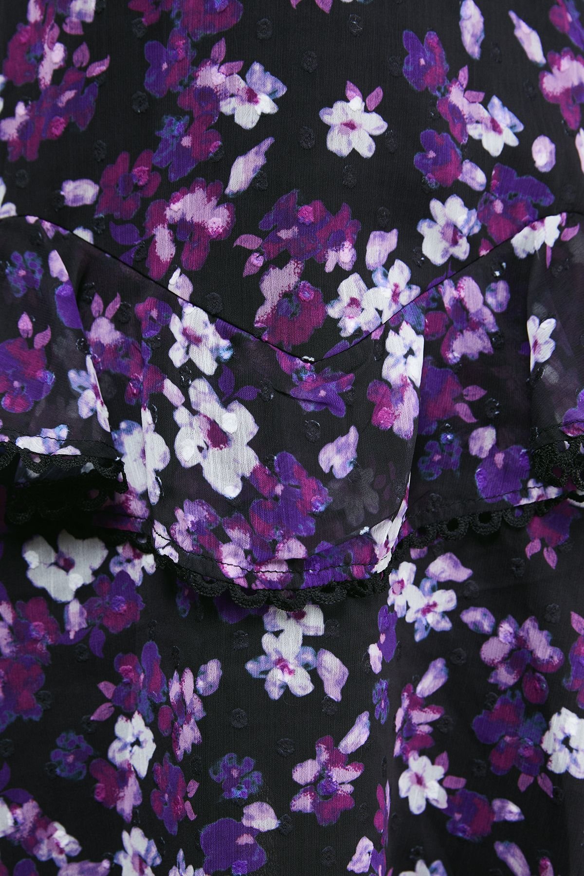 Oasis Oasis Women's Ruffle Trim Mini Dress in Floral - 4