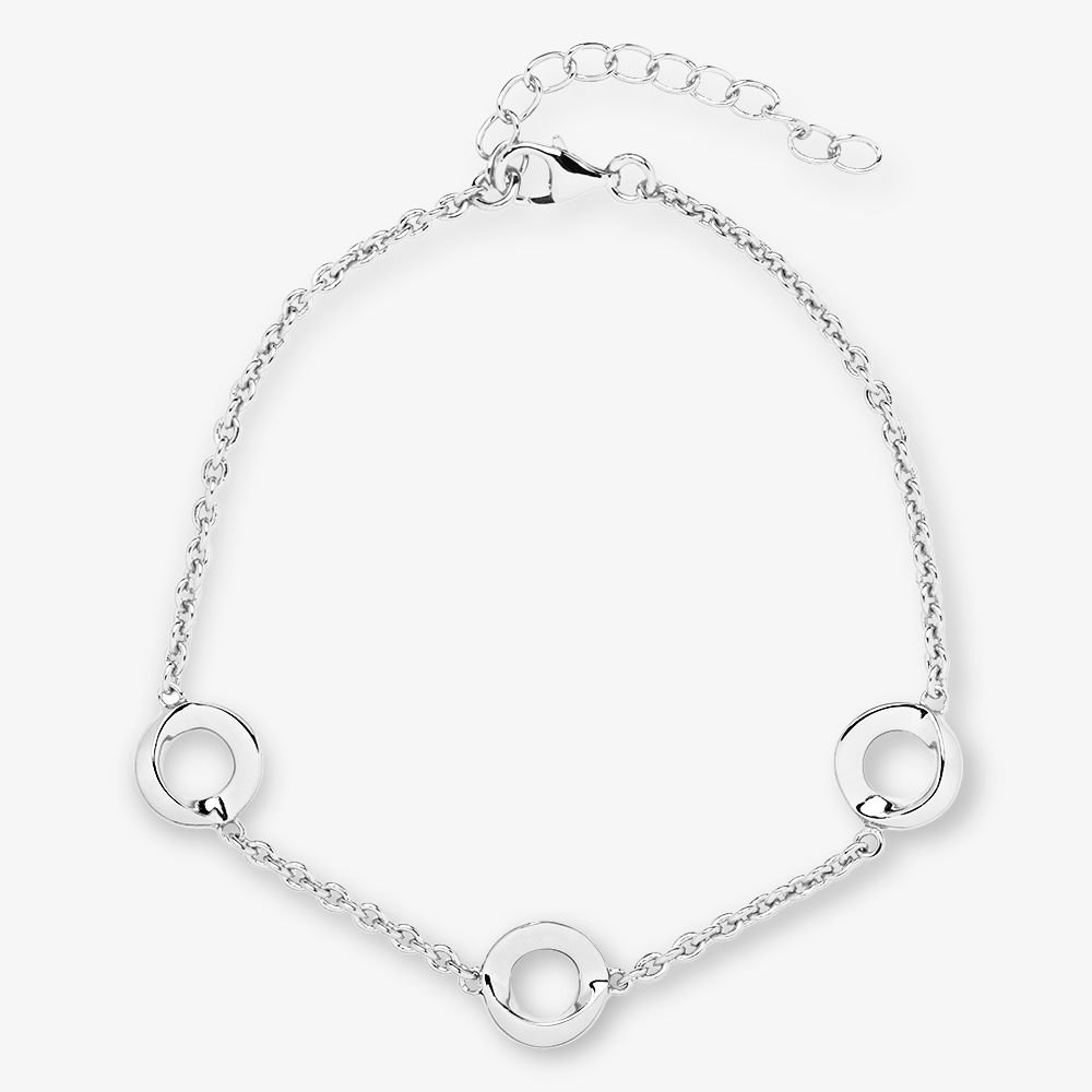 Rosa Lea Rosa Lea Women's Open Circle Bracelet AE-950639H in Silver - 2