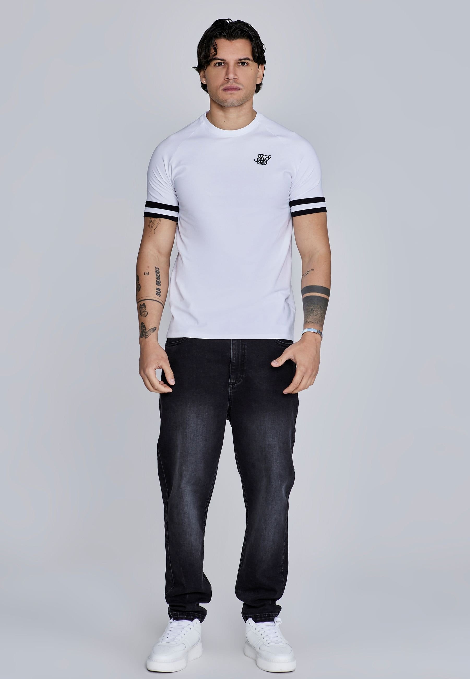 SikSilk SikSilk Men's Tournament T-Shirt in White - 4