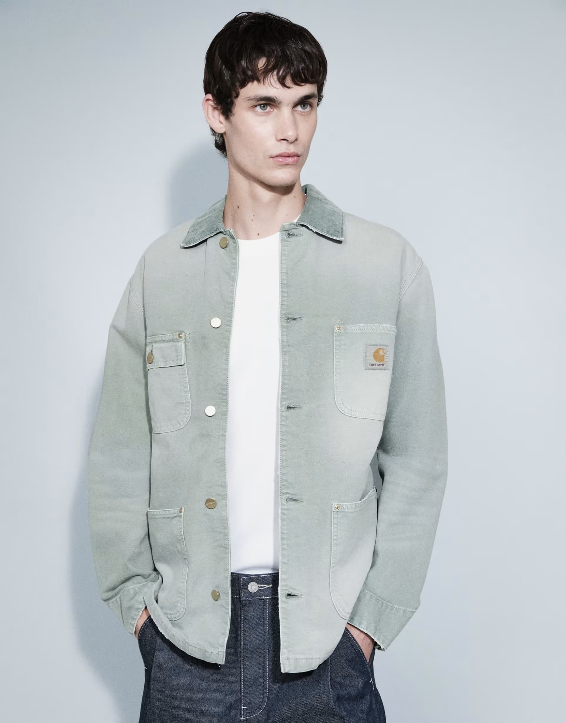 ASOS Carhartt WIP OG chore jacket in shady green