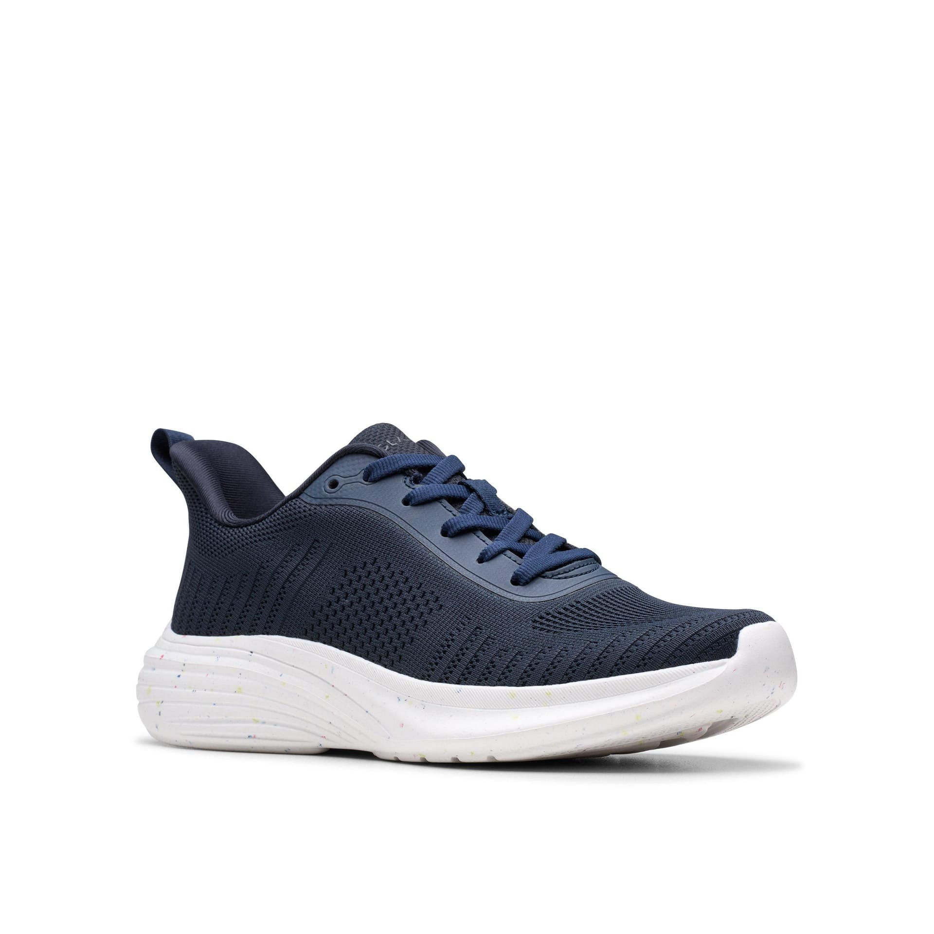 Clarks Clarks Women's Izza Knit Navy Trainers in Blue - 4