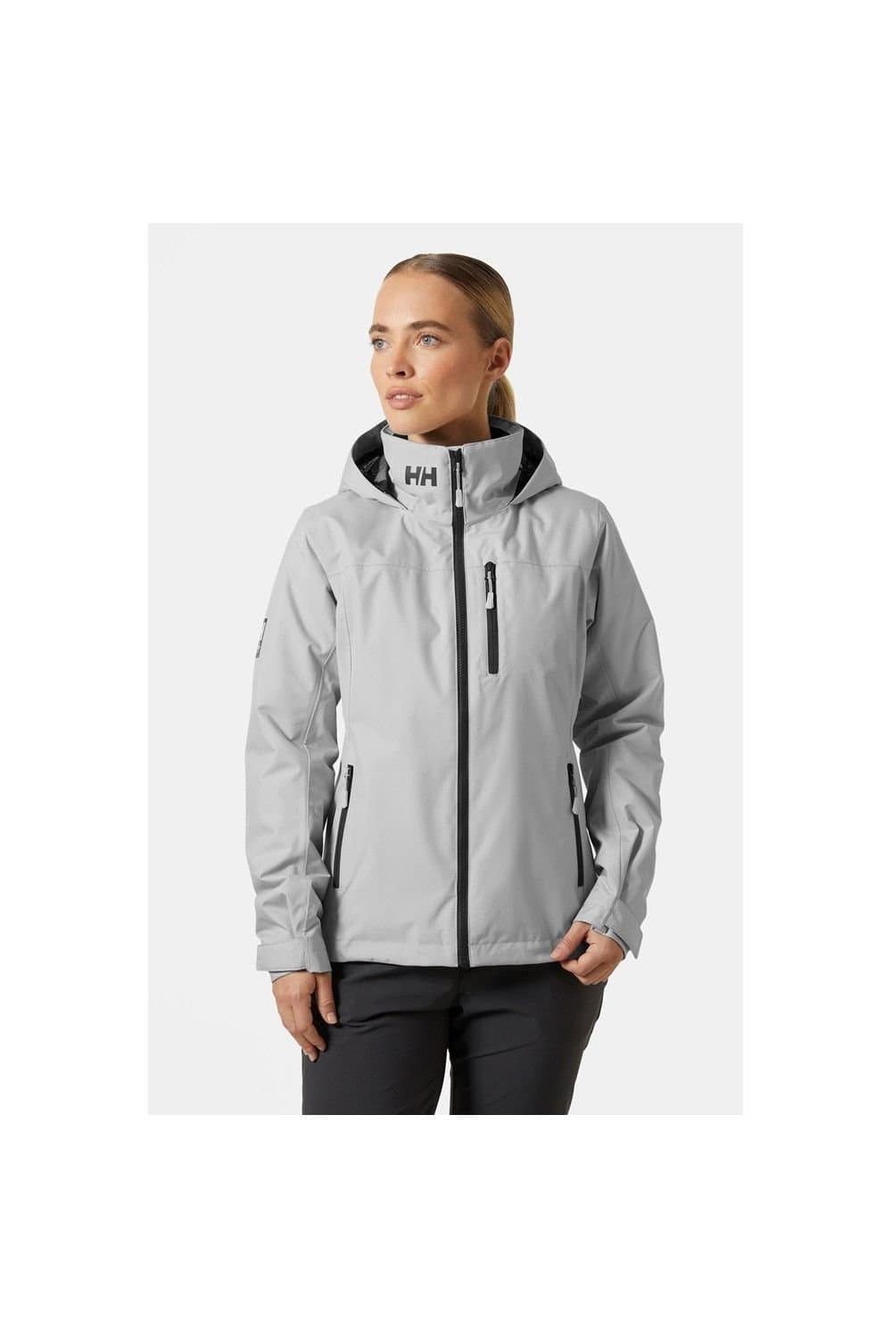 Helly Hansen Sport Helly Hansen Sport Women's Crew Hooded Midlayer Sailing Jacket 2.1 in Grey